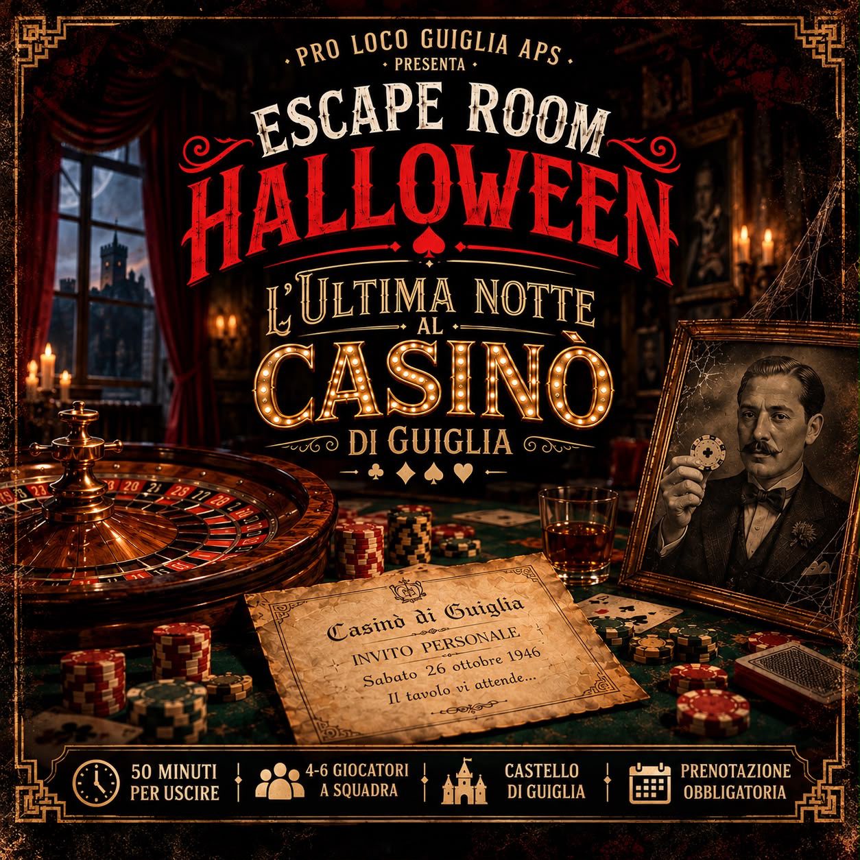 Escape Room Halloween: L'ultima notte al Casinò di Guiglia